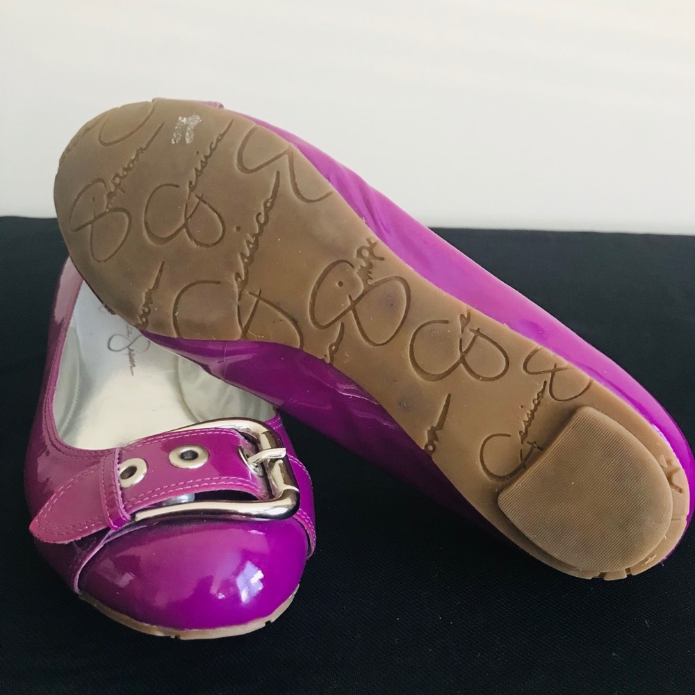 Jessica Simpson Purple Flats w/ Buckle